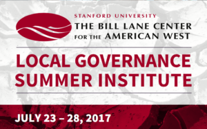 Local Governance Summer Institute 2017