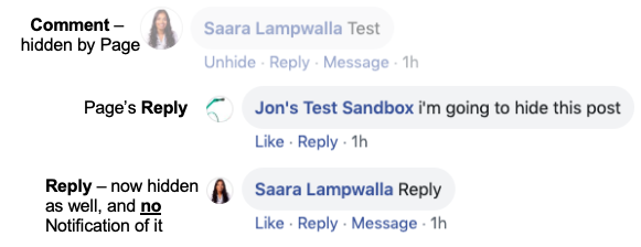 What Happens When You Hide a Comment on Facebook?