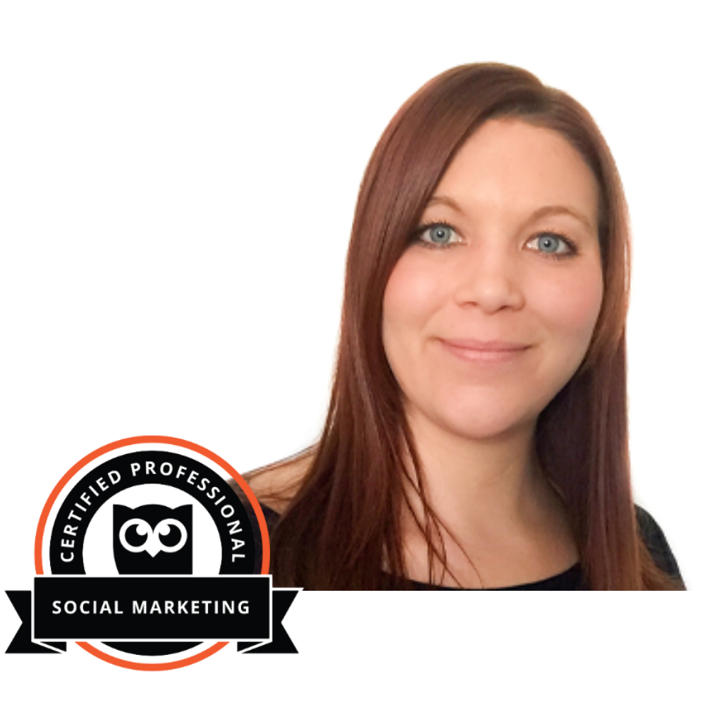 Emily Mason is Hootsuite Social Marketing Certified