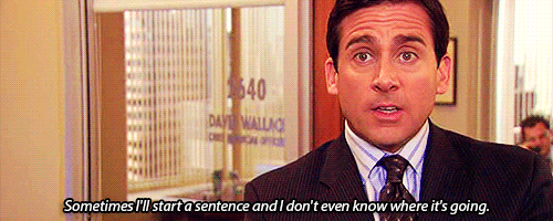 Clip from The Office about sentences