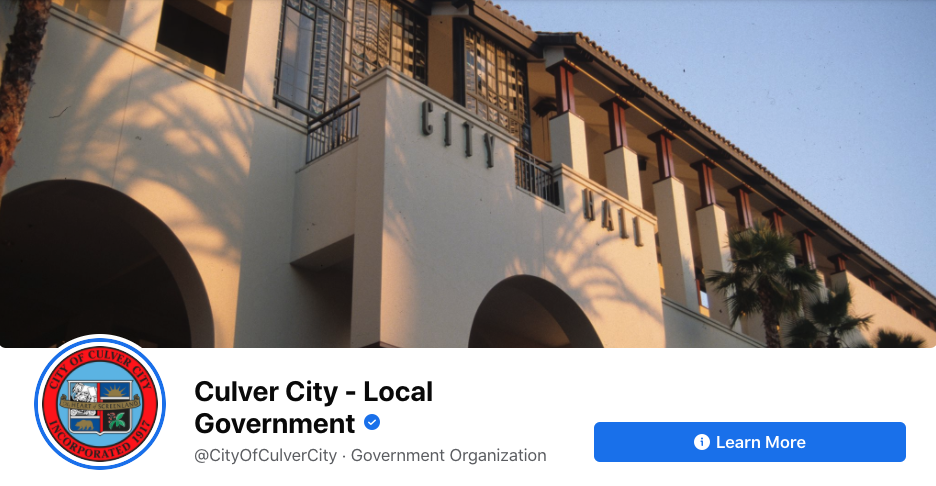 City of Culver City Facebook Verification