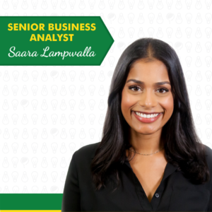 Senior Business Analyst Saara Lampwalla