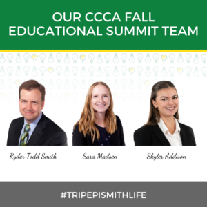 CCCA Fall Educational Summit team 