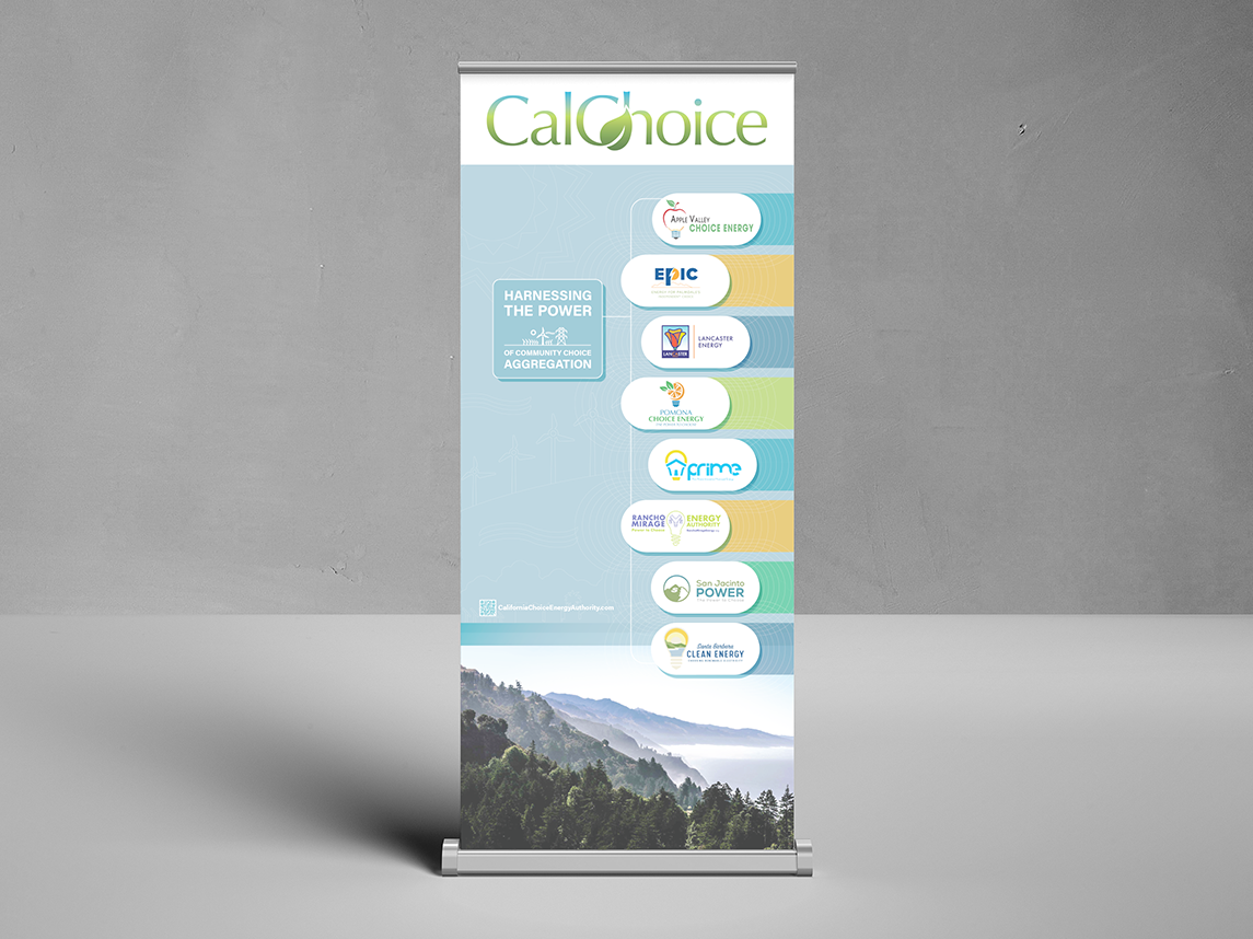 CalChoice Pop Up Banner Mockup